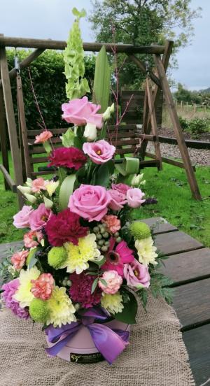 Pink & Lemon hat box